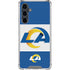 NFL Los Angeles Rams Zone Block Galaxy S23 FE Clear Case