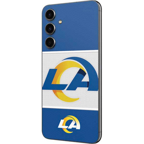 NFL Los Angeles Rams Zone Block Galaxy S23 FE Skin