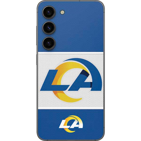NFL Los Angeles Rams Zone Block Galaxy S23 Skin