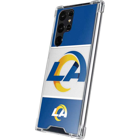 NFL Los Angeles Rams Zone Block Galaxy S24 Ultra Clear Case