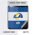 NFL Los Angeles Rams Zone Block Galaxy Z Flip Skin