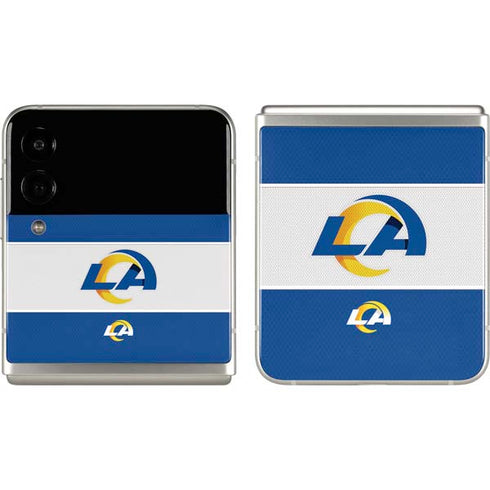 NFL Los Angeles Rams Zone Block Galaxy Z Flip3 5G Skin