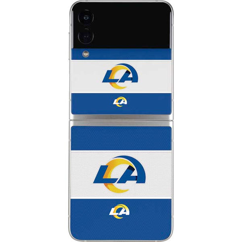 NFL Los Angeles Rams Zone Block Galaxy Z Flip3 5G Skin