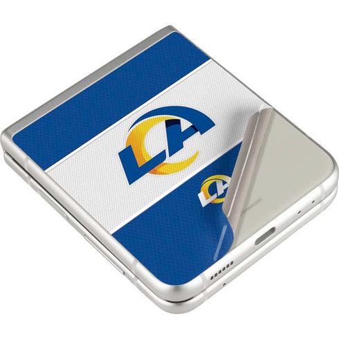NFL Los Angeles Rams Zone Block Galaxy Z Flip3 5G Skin