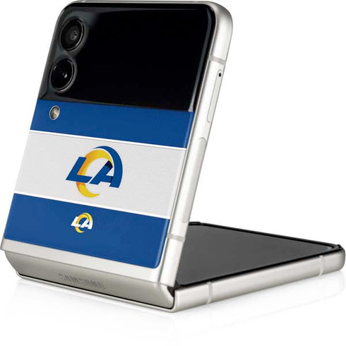 NFL Los Angeles Rams Zone Block Galaxy Z Flip3 5G Skin