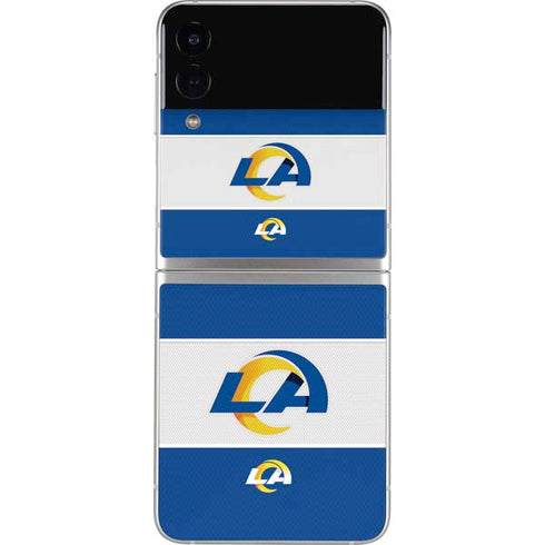 NFL Los Angeles Rams Zone Block Galaxy Z Flip4 5G Skin