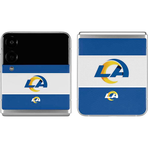 NFL Los Angeles Rams Zone Block Galaxy Z Flip4 5G Skin