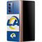 NFL Los Angeles Rams Zone Block Galaxy Z Fold2 5G Skin