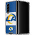 NFL Los Angeles Rams Zone Block Galaxy Z Fold4 5G Clear Case