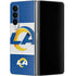 NFL Los Angeles Rams Zone Block Galaxy Z Fold4 5G Skin