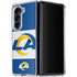 NFL Los Angeles Rams Zone Block Galaxy Z Fold5 5G Clear Case