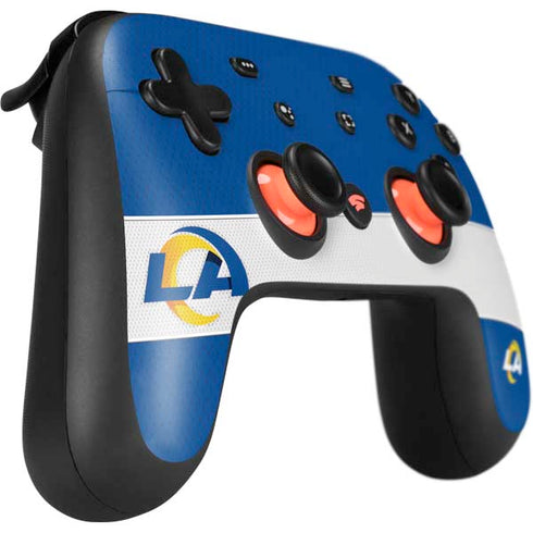 NFL Los Angeles Rams Zone Block Google Stadia Controller Skin