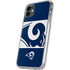 NFL Los Angeles Rams Zone Block iPhone 11 Clear Case