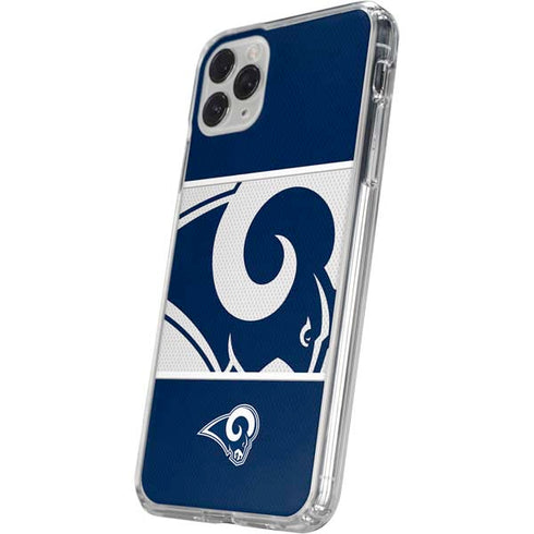 NFL Los Angeles Rams Zone Block iPhone 11 Pro Clear Case