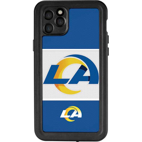 NFL Los Angeles Rams Zone Block iPhone 11 Pro Max Waterproof Case