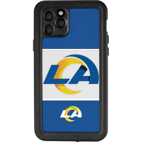NFL Los Angeles Rams Zone Block iPhone 11 Pro Waterproof Case