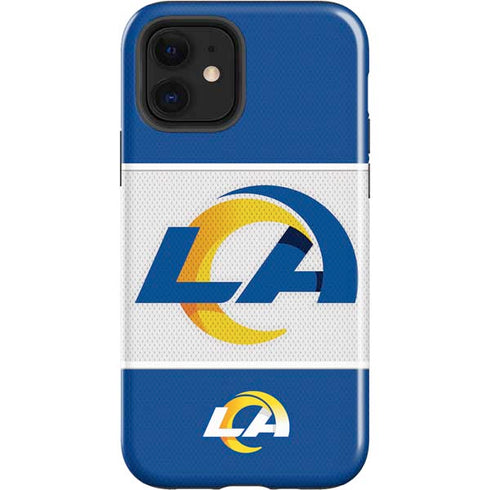 NFL Los Angeles Rams Zone Block iPhone 12 Impact Case