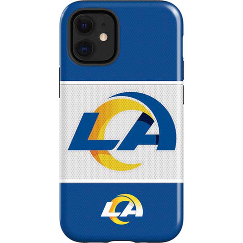 NFL Los Angeles Rams Zone Block iPhone 12 Mini Impact Case