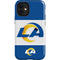 NFL Los Angeles Rams Zone Block iPhone 12 Mini Impact Case