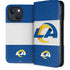 NFL Los Angeles Rams Zone Block iPhone 13 Folio Case