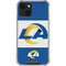 NFL Los Angeles Rams Zone Block iPhone 14 Clear Case