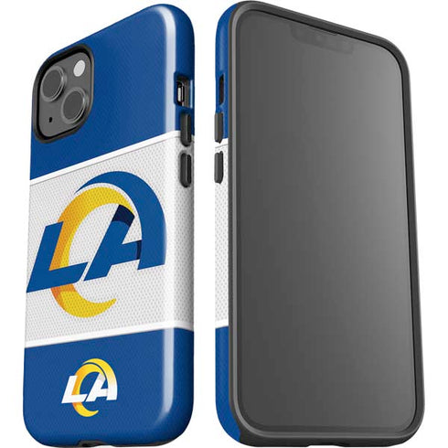 NFL Los Angeles Rams Zone Block iPhone 14 Plus Impact Case