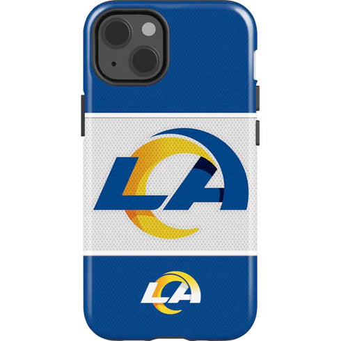 NFL Los Angeles Rams Zone Block iPhone 15 Impact Case