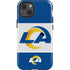 NFL Los Angeles Rams Zone Block iPhone 14 Impact Case