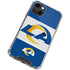 NFL Los Angeles Rams Zone Block iPhone 14 Plus Clear Case