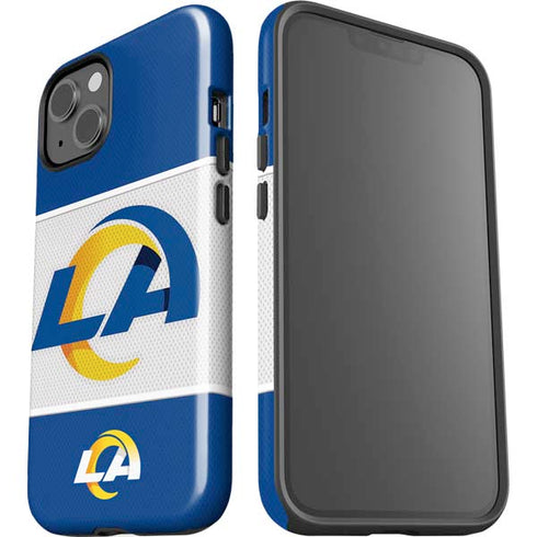 NFL Los Angeles Rams Zone Block iPhone 14 Impact Case