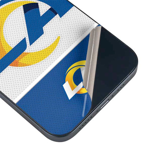 NFL Los Angeles Rams Zone Block iPhone 14 Plus Skin