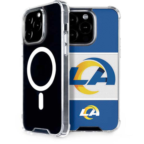 NFL Los Angeles Rams Zone Block iPhone 14 Pro MagSafe Case