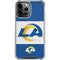 NFL Los Angeles Rams Zone Block iPhone 14 Pro Max Clear Case