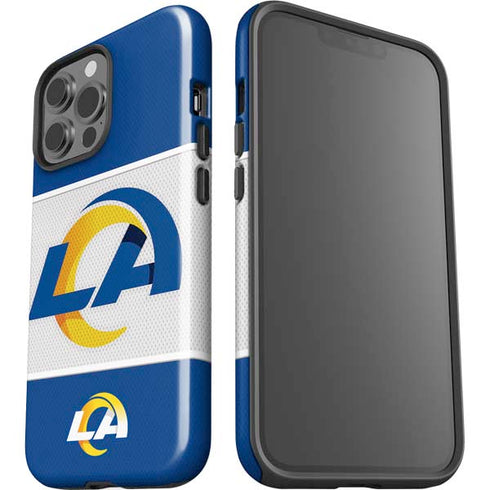 NFL Los Angeles Rams Zone Block iPhone 15 Pro Max Impact Case