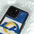 NFL Los Angeles Rams Zone Block iPhone 14 Pro Waterproof Case