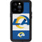 NFL Los Angeles Rams Zone Block iPhone 14 Pro Waterproof Case