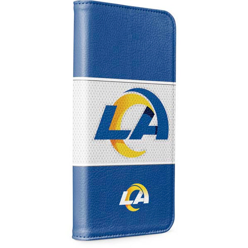 NFL Los Angeles Rams Zone Block iPhone 15 Pro Folio Case