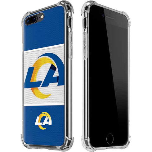 NFL Los Angeles Rams Zone Block iPhone 7/8 Plus Clear Case