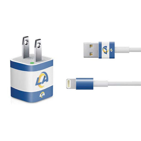 NFL Los Angeles Rams Zone Block iPhone Charger (5W USB) Skin