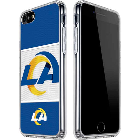 NFL Los Angeles Rams Zone Block iPhone SE (2nd & 3rd Gen) Clear Case