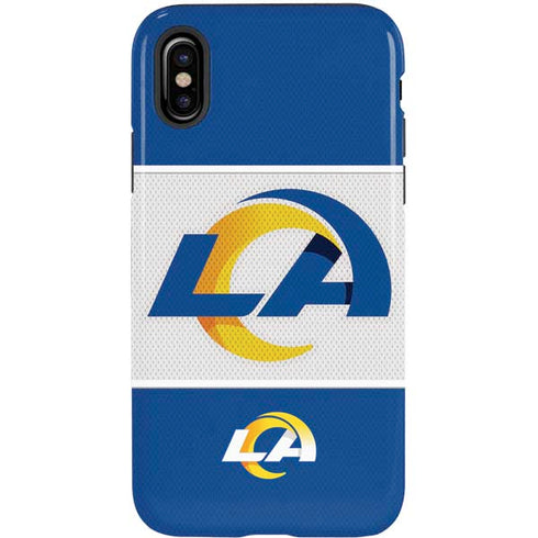 NFL Los Angeles Rams Zone Block iPhone X Pro Case
