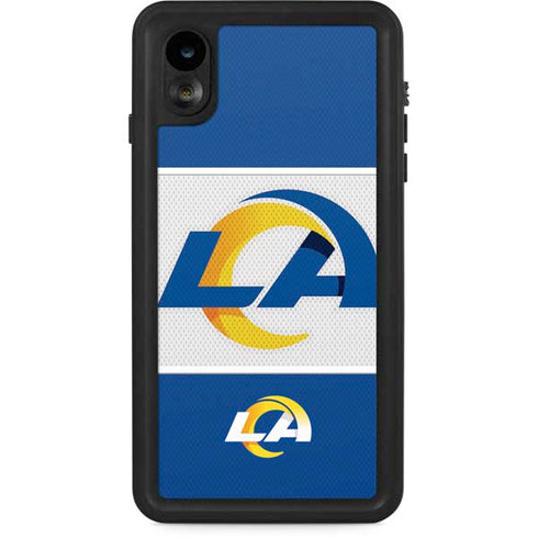 NFL Los Angeles Rams Zone Block iPhone XR Waterproof Case
