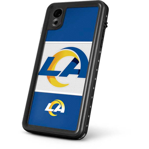 NFL Los Angeles Rams Zone Block iPhone XR Waterproof Case