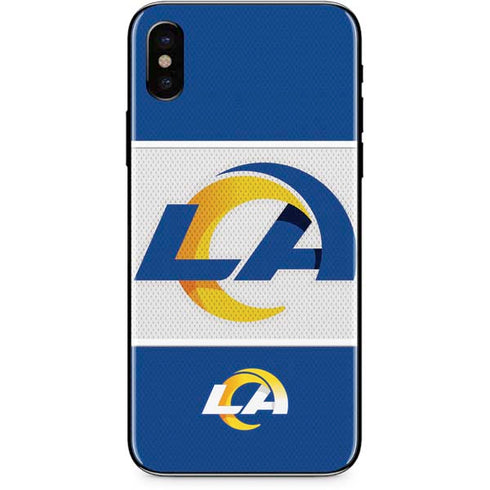 NFL Los Angeles Rams Zone Block iPhone XS Skin