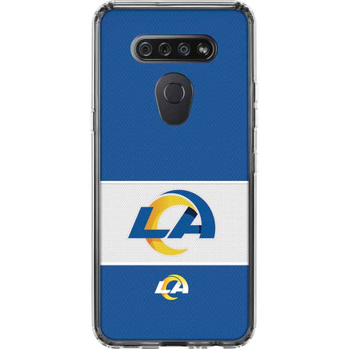 NFL Los Angeles Rams Zone Block LG K51/Q51 Clear Case