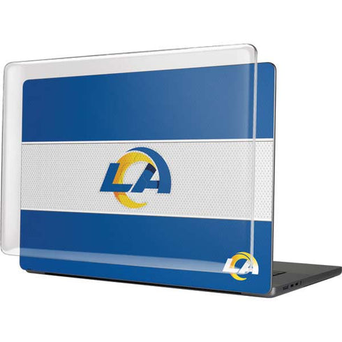 NFL Los Angeles Rams Zone Block MacBook Pro 16in (2021-25) Case plus Skin