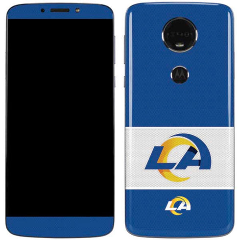 NFL Los Angeles Rams Zone Block Moto E5 Plus Skin