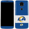 NFL Los Angeles Rams Zone Block Moto E5 Plus Skin