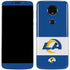 NFL Los Angeles Rams Zone Block Moto E5 Plus Skin