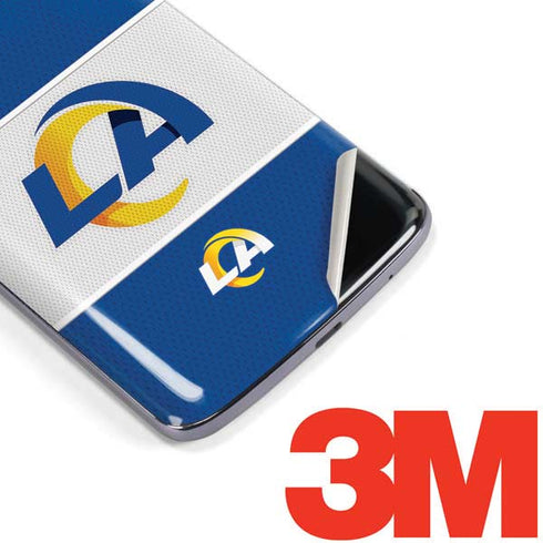 NFL Los Angeles Rams Zone Block Moto E5 Plus Skin